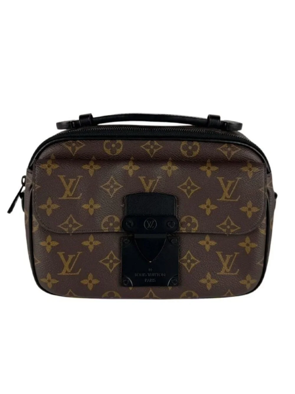 Louis Vuitton Shoulder Bag Monogram Macassar S Rock Messenger
